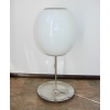 Chromowana lampa designerska